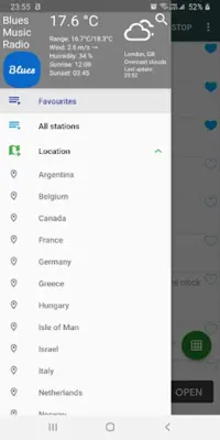 Blues Music Radio android App screenshot 2