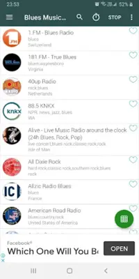 Blues Music Radio android App screenshot 6